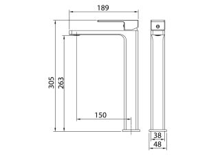 Смеситель для раковины Grossman Style 520.K35.05.210 черный